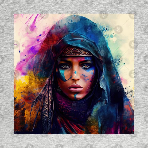 Powerful Tuareg Woman #1 by Chromatic Fusion Studio